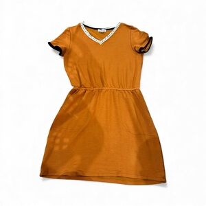 Calvin Klein Kids Dress in Warm Orange